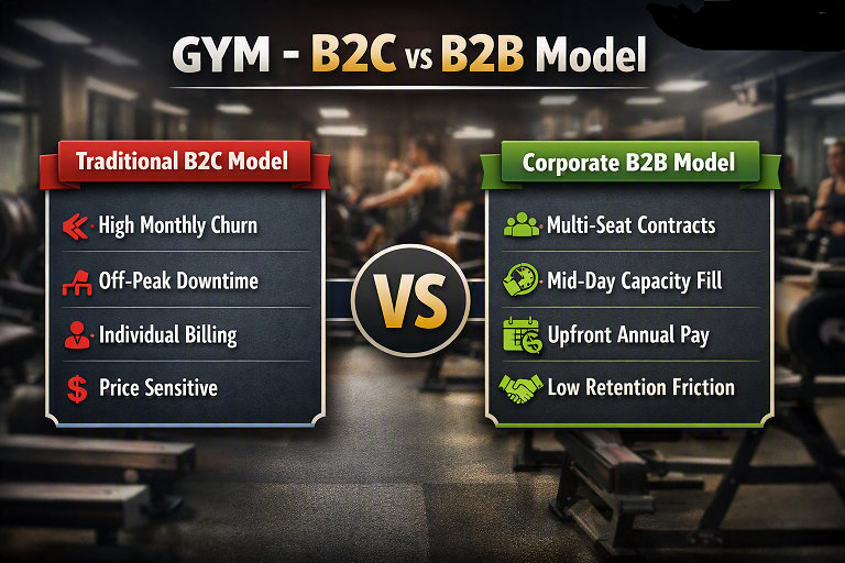 B2C vs B2B model in Gym